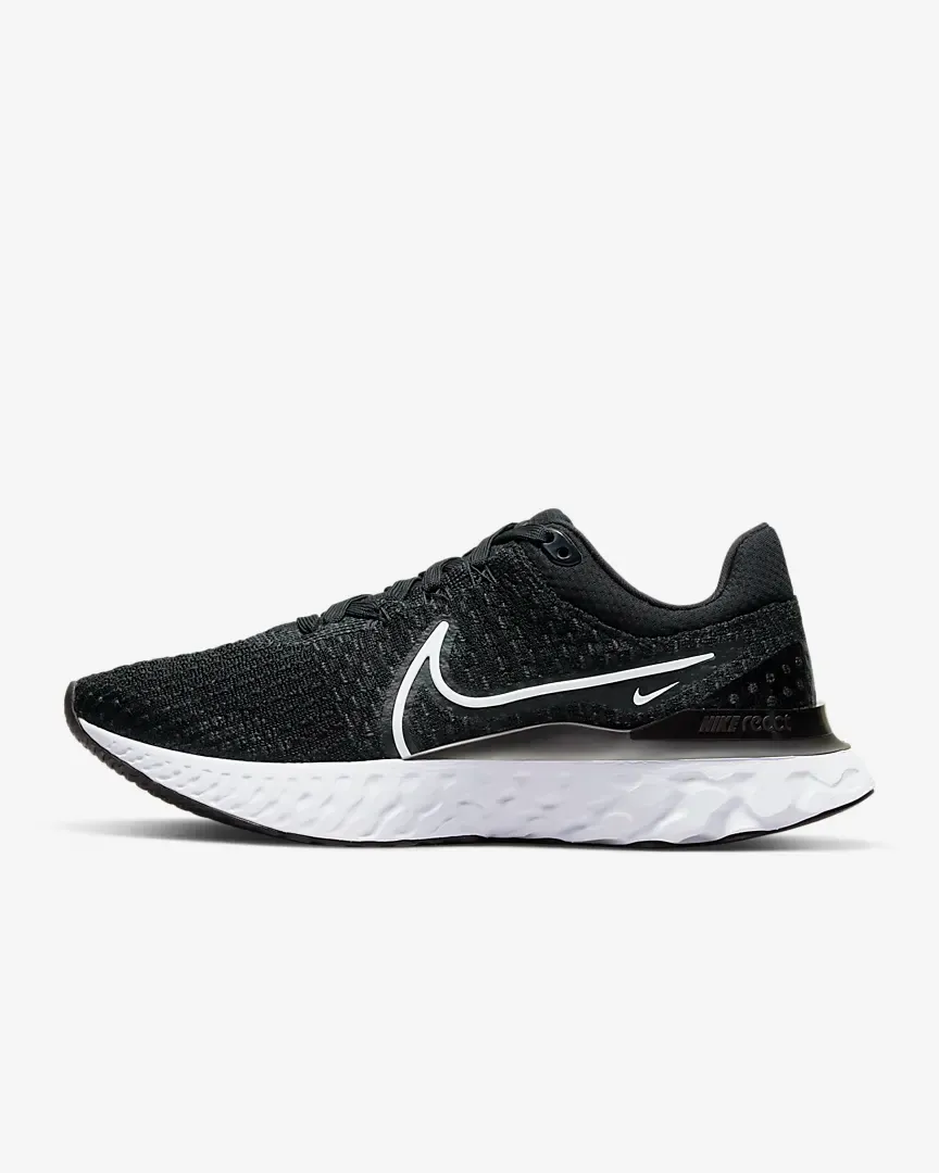 Nike React Infinity Run ブラック Nike React Infinity Run Flyknit CD4371-002 Black White